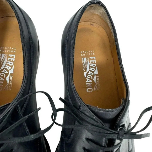 Salvatore Ferragamo Tramezza Norwegian Welt Split-Toe Oxford mens shoes - Picture 11 of 15